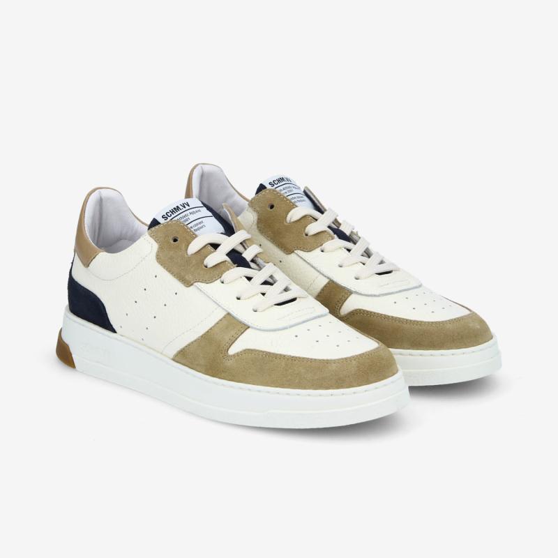 ORDER SNEAKER - GR.NAPPA/SUEDE -  BLANC/BEIGE